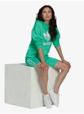 Adidas Zelená dámska vzorovaná mikina s kapucou adidas Originals S