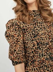 .OBJECT Hnedé šaty s leopardím vzorom .OBJECT L