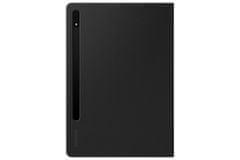 SAMSUNG Tab S7 / S8 Priehľadné púzdro Note View EF-ZX700PBEGEU, čierne