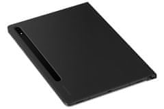 SAMSUNG Tab S7 / S8 Priehľadné púzdro Note View EF-ZX700PBEGEU, čierne
