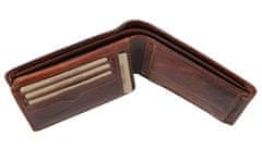 Lagen Pánska kožená peňaženka 6537 BRN