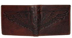 Lagen Pánska kožená peňaženka 6537 BRN