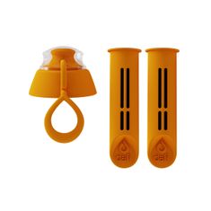DAFI Náhradný filter 2 ks + viečko pre filtračnú fľašu oranžová