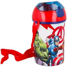 Stor Fľaša na pitie Avengers Pop up Rolling Thunder 450ml