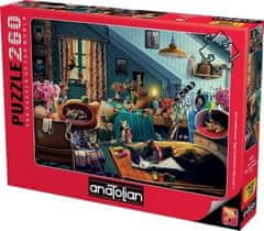 AnaTolian Puzzle Mačky v spálni 260 dielikov