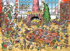 Cobble Hill Puzzle Doodle Town: Pracujúce škriatkové 1000 dielikov