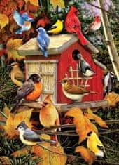 Cobble Hill Puzzle Vtáčia búdka na jeseň 1000 dielikov