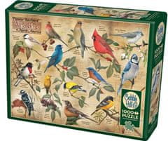 Cobble Hill Puzzle Vtáky zo severoamerických záhrad 1000 dielikov