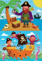 EDUCA Puzzle Piráti 2x20 dielikov