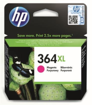 HP 364XL purpurová - originálna náplň (CB324EE)