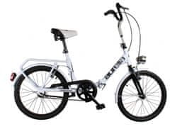 DINO Aurelia skladací bicykel 20 palcový, biely