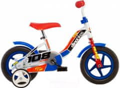 DINO Sport 108 10 palcový chlapčenský bicykel, biely