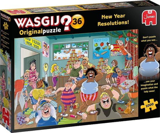 Jumbo Puzzle WASGIJ 36: Novoročné predsavzatie! 1000 dielikov