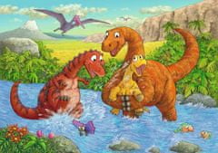 Ravensburger Puzzle Hraví dinosaury 2x24 dielikov