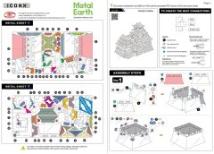 Metal Earth 3D puzzle Hrad v Osake (ICONX)