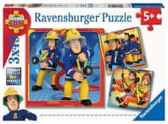 Ravensburger Puzzle Požiarnik Sam: Do akcie! 3x49 dielikov
