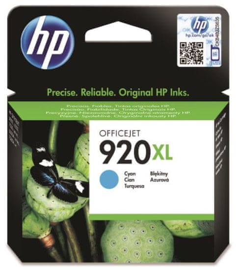 HP 920XL azúrová - originálna náplň (C972AE)