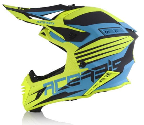 Acerbis Motokrosová helma na moto X-Track blue/yellow přilba