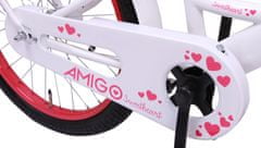 Amigo Sweetheart 20 palcový dievčenský bicykel, biely