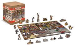 Wooden city Drevené puzzle V hračkárstve 2v1, 200 dielikov EKO