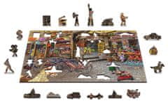 Wooden city Drevené puzzle V hračkárstve 2v1, 400 dielikov EKO