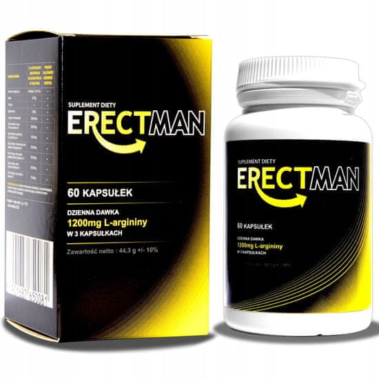 Lovely Lovers Erectman tablety na zvýšenie potencie erekcie erekcia 60 kapsúl