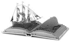 Metal Earth 3D puzzle Kniha: Biela veľryba