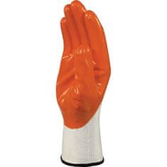 Delta Plus DPVE715 pracovné rukavice - Biela-Oranžová, 9