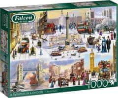 Falcon Puzzle Zima v Londýne 1000 dielikov