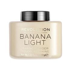 Makeup Revolution Transparentný púder (Loose Baking Powder Banana Light ) 32 g