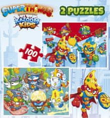 EDUCA Puzzle Superthings 2x100 dielikov