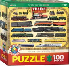 EuroGraphics Puzzle Vlaky 100 dielikov