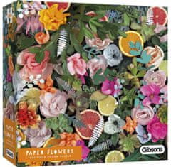 Gibsons Puzzle Papierové kvety 1000 dielikov