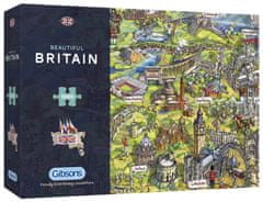 Gibsons Puzzle Nádherná Británia 1000 dielikov
