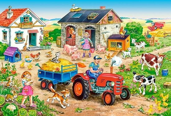 Castorland Puzzle Život na farme MAXI 40 dielikov
