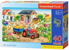 Castorland Puzzle Život na farme MAXI 40 dielikov