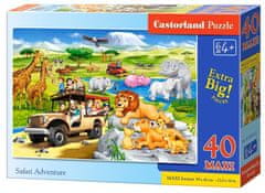 Castorland Puzzle Dobrodružstvo na Safari MAXI 40 dielikov