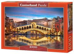 Castorland Puzzle Nočný most Rialto, Benátky 1000 dielikov