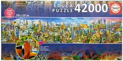 EDUCA Puzzle Okolo sveta 42000 dielikov