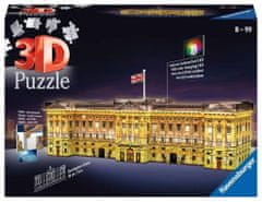 Ravensburger Svietiace 3D puzzle Nočná edícia Buckinghamský palác 216 dielikov