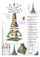 Ravensburger 3D puzzle Eiffelova veža (Love Edition) 216 dielikov
