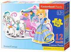 Castorland Puzzle Kočiar pre princeznú MAXI 12 dielikov