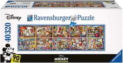 Ravensburger Puzzle Mickey Mouse počas rokov 40320 dielikov