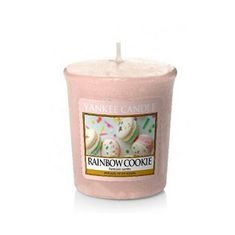 Yankee Candle Aromatická votívna sviečka Dúhové makrónky (Rainbow Cookie) 49 g