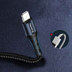 ColorWay Kábel USB Apple Lightning (nylon) 2.4A 1m - black