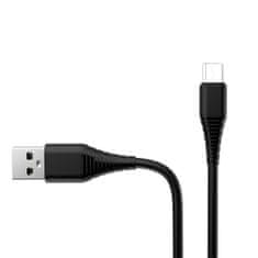 ColorWay Kábel USB MicroUSB (PVC) 2.4A 1m - black