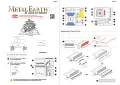 Metal Earth 3D puzzle Chrám Kinkaku-ju (zlatý)