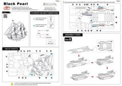 Metal Earth 3D puzzle Black Pearl - Čierna Perla (ICONX)