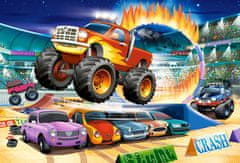 Castorland Puzzle Skákajúce Monster Truck MAXI 40 dielikov