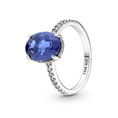 Pandora Strieborný zásnubný prsteň v štýle vojvodkyne Kate Timeless 190056C01 (Obvod 52 mm)